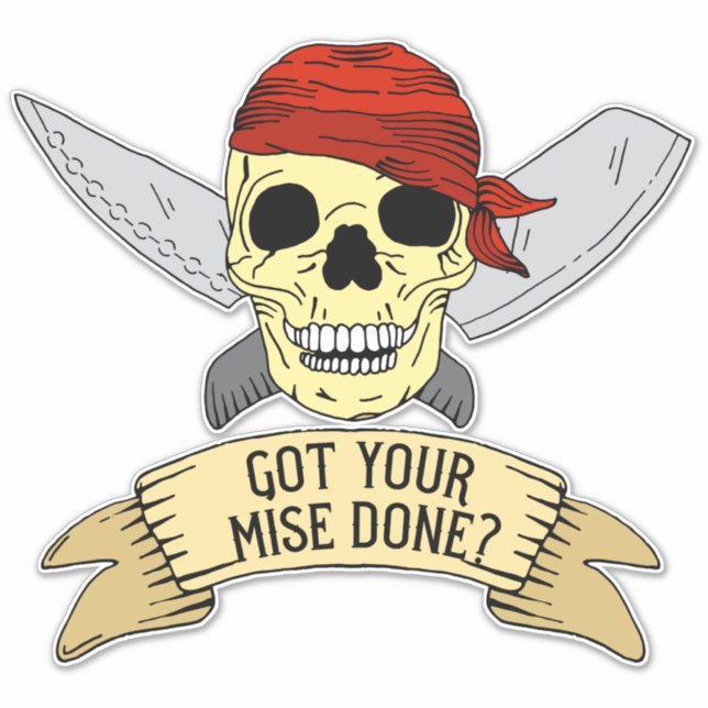 Sticker Mise Good to Go Chef Chef à Apprentice (Devant)