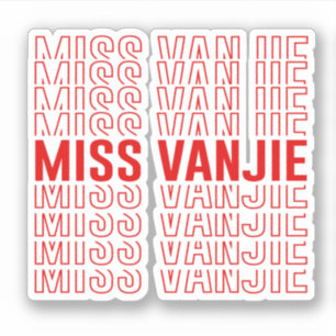 Sticker Miss Vanjie