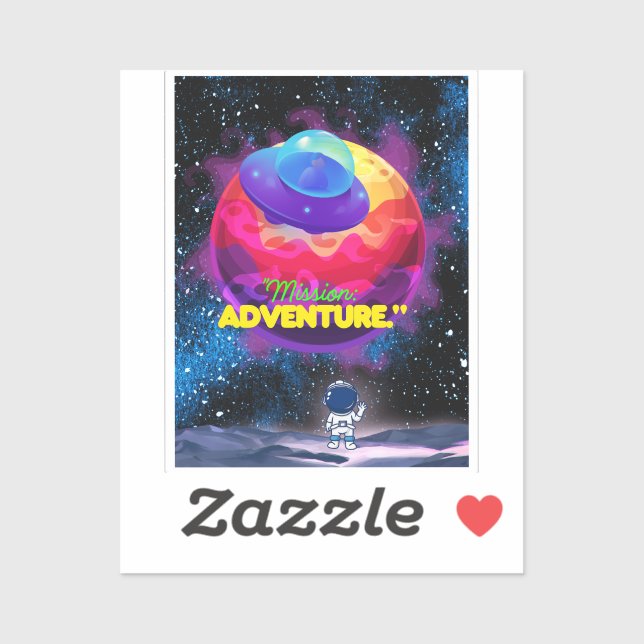 STICKER MISSION ET AVENTURE (Feuille)