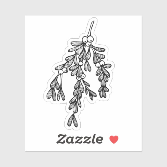 Sticker Mistletoe (Feuille)