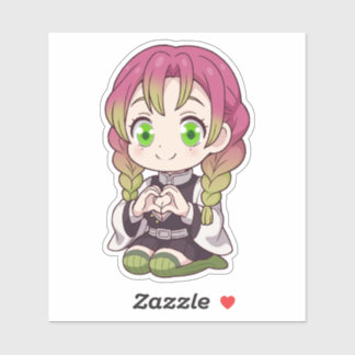 Sticker Mitsuri Kanroji Chibi Amour