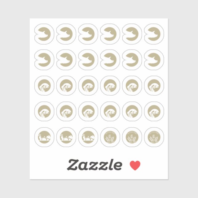 Sticker Mix Pork Fish Vegetarian Gluten Free Meal Choice (Feuille)