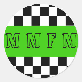 Sticker MMMFM ronde