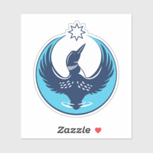 Sticker MN Loon qui se lève