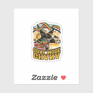 Sticker Mode de but Ghana Skeleton Striker Nations Streetw