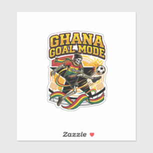 Sticker Mode de but Ghana Skeleton Striker Nations Streetw