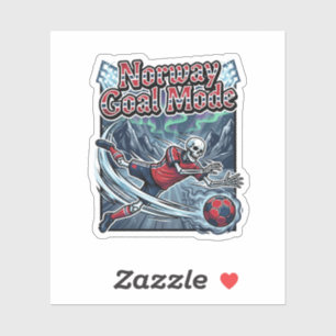 Sticker Mode de but Norvège Skeleton Striker Nations Stree