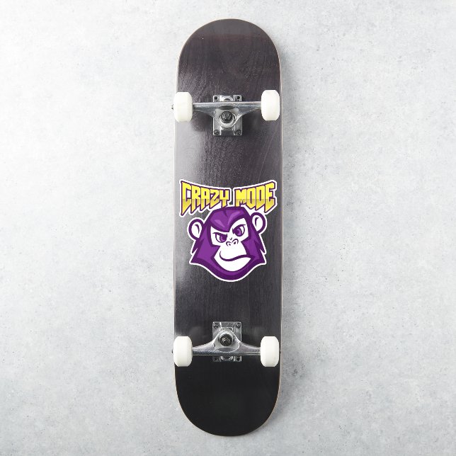 Sticker Mode fou de singe (Skateboard)