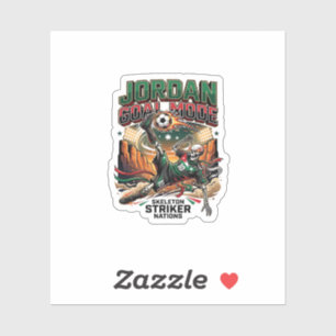 Sticker Mode Jordan Objectif Squelette Nations Striker Dyn