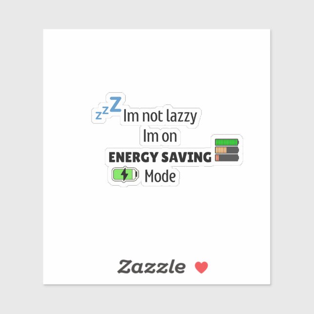 Sticker mode sommeil activé (Feuille)
