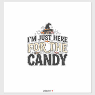Sticker Modèle de T-shirt Chapeau de Sorcière de Bonbons H