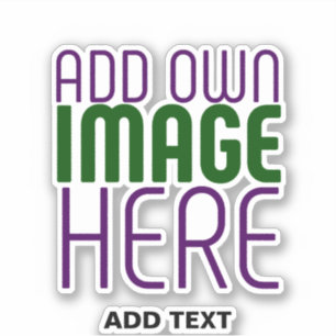 STICKER MODÈLE DE TEXTE D'IMAGE SIMPLE ET CLAIR MODERNE