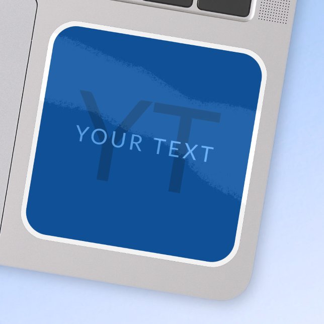 Sticker Modèle de texte modifiable pour nom monogrammé, et (Créateur téléchargé)