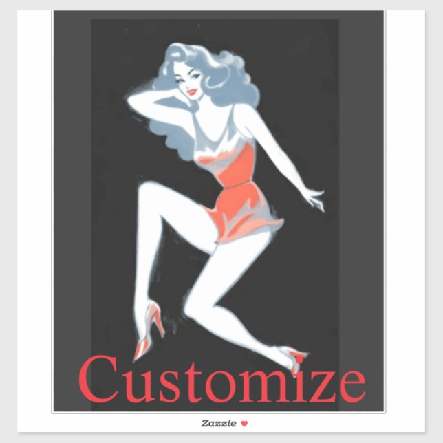 Sticker Modèle flamboyant Poster Thunder_Cove (Feuille)