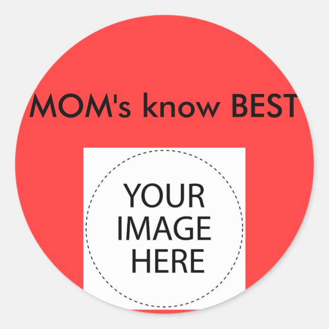 Sticker Modèle Le MUSÉE Zazzle Cadeaux (Devant)