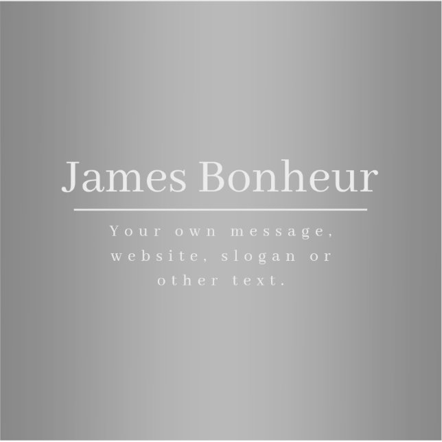 Sticker Modèle promotionnel modifiable pour les entreprise (Devant)