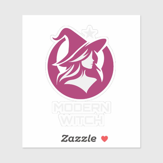 Sticker Modern Witch Pagan Magic (Feuille)