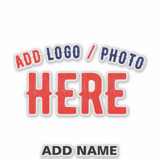 STICKER MODERNE MODERNE PERSONNALISABLE CLAIR VÉRIFIÉ (Devant)