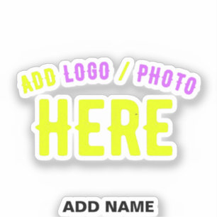 STICKER MODERNE MODERNE PERSONNALISABLE CLAIR VÉRIFIÉ