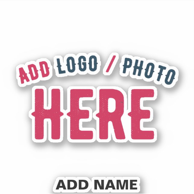 STICKER MODERNE MODERNE PERSONNALISABLE CLAIR VÉRIFIÉ (Devant)