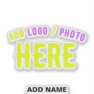 STICKER MODERNE MODERNE PERSONNALISABLE CLAIR VÉRIFIÉ