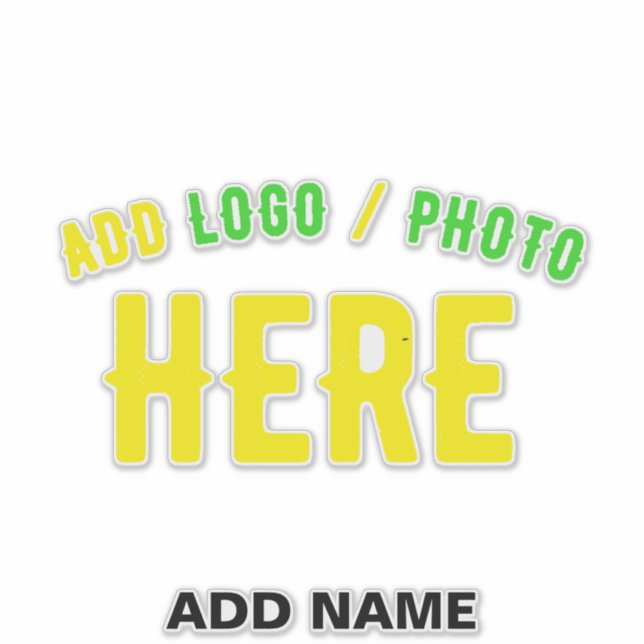 STICKER MODERNE MODERNE PERSONNALISABLE CLAIR VÉRIFIÉ (Devant)