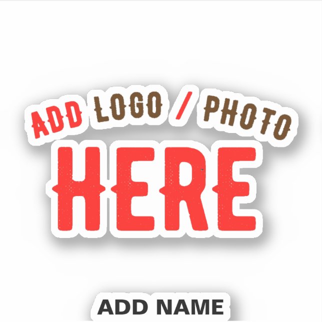 STICKER MODERNE MODERNE PERSONNALISABLE CLAIR VÉRIFIÉ (Devant)