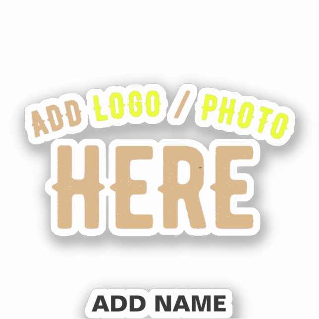 STICKER MODERNE MODERNE PERSONNALISABLE CLAIR VÉRIFIÉ (Recto)