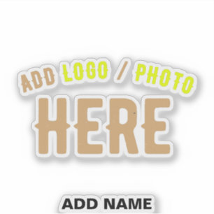 STICKER MODERNE MODERNE PERSONNALISABLE CLAIR VÉRIFIÉ