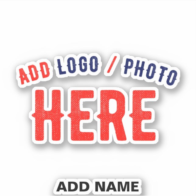 STICKER MODERNE MODERNE PERSONNALISABLE CLAIR VÉRIFIÉ (Devant)