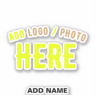 STICKER MODERNE MODERNE PERSONNALISABLE CLAIR VÉRIFIÉ