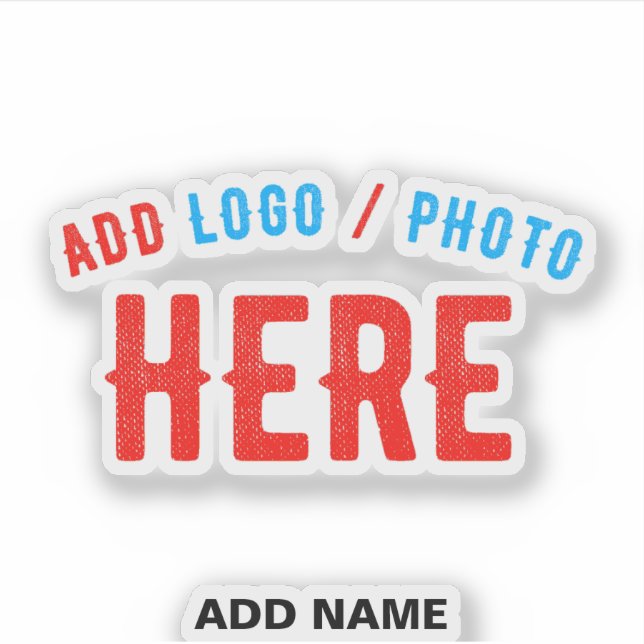 STICKER MODERNE MODERNE PERSONNALISABLE CLAIR VÉRIFIÉ (Devant)