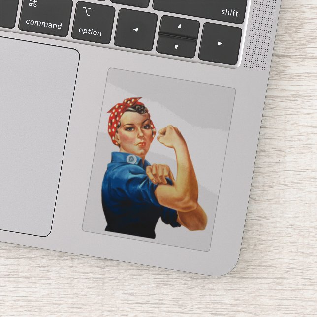 Sticker Moderne Rosie le Riveter (Détail)