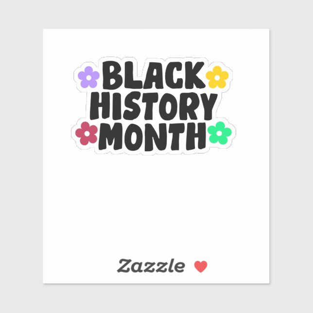 Sticker Mois de l'histoire des Noirs (Feuille)