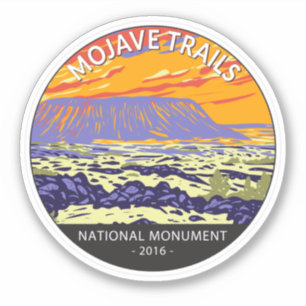 Sticker Mojave Trails National Monument Amboy Crater