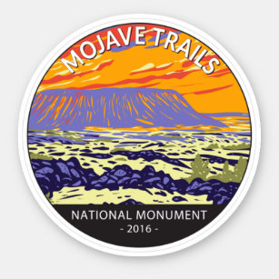 Sticker Mojave Trails National Monument Amboy Crater