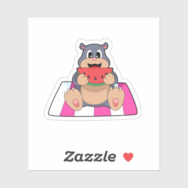 Sticker Mole avec Watermelon.PNG (Feuille)