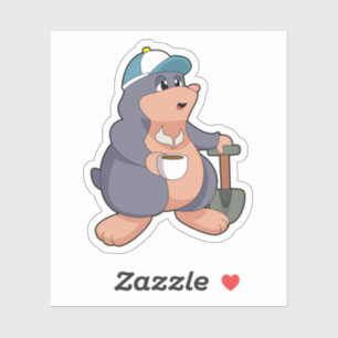 Sticker Mole Shovel