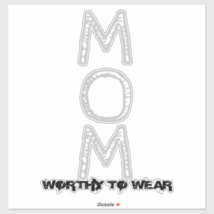 Sticker MOM - À Porter