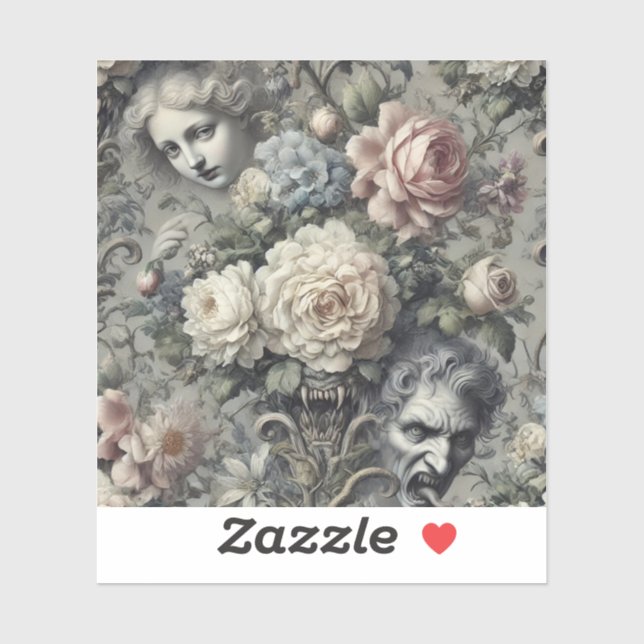 Sticker Mon Doux Crocs – Victorien gothique (Feuille)