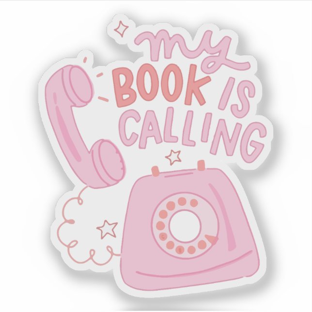 Sticker Mon livre m'appelle  (Devant)