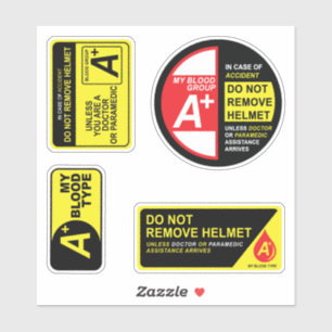 Sticker Mon pack d'autocollants A Plus de type sanguin