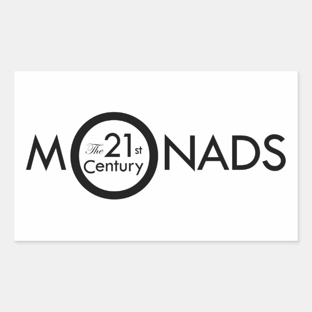 Sticker Monads rectangulaire (Devant)