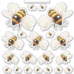 Sticker Monde de la Fée au Miel Doré – 2a - Feuille de 20 