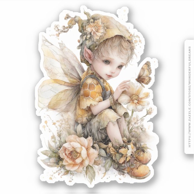 Sticker Monde de la Fée au Miel Doré – 2b Le Réveil (Devant)