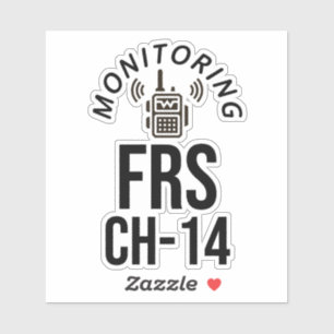 Sticker Moniteur FRS Channel 14