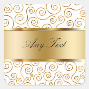 Sticker Monogram Classy Étiquette