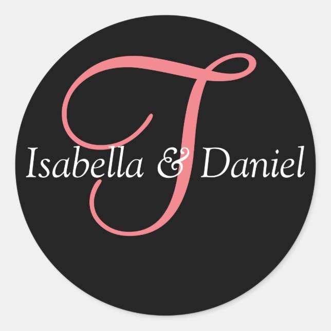 Sticker Monogram Mariage Monogram (Devant)