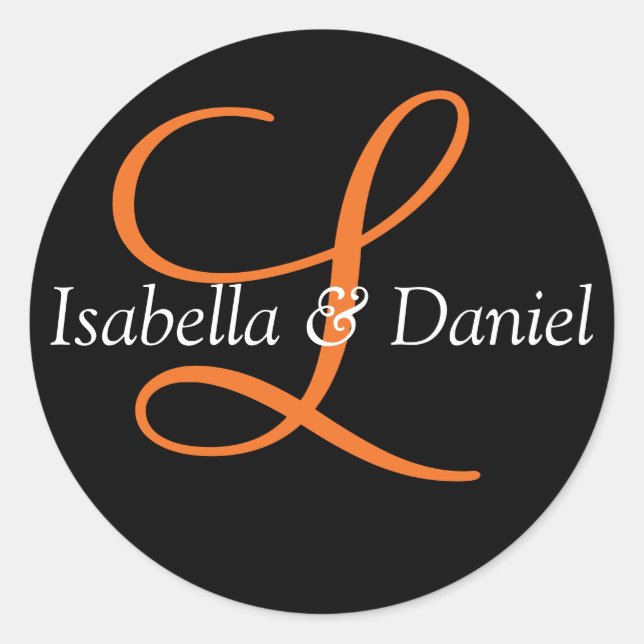 Sticker Monogram Mariage Monogram (Devant)