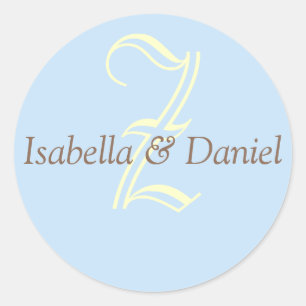 Sticker Monogram Mariage Monogram